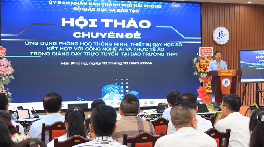 Chuyên đề được tổ chức tại Trường THPT Hồng Bàng, quận Hồng Bàng.
