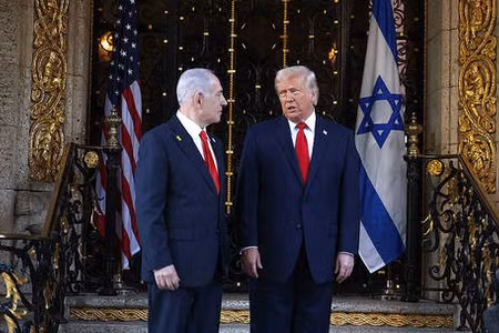 Thủ tướng Israel Benjamin Netanyahu và Tổng thống Mỹ Donald Trump.