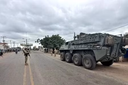 Quân đội Colombia đã triển khai xe bọc thép LAV-III. (Ảnh của Quân đội Colombia)