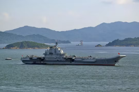 Tàu sân bay Liêu Ninh của Trung Quốc.