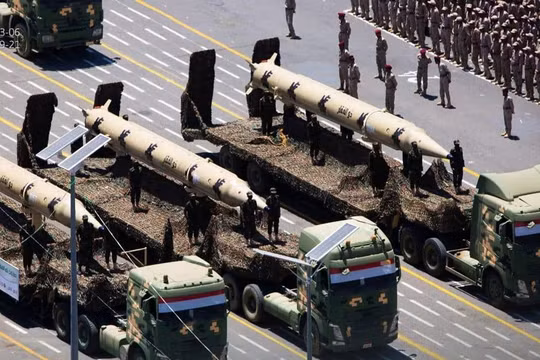 Tên lửa đạn đạo của lực lượng Houthi.