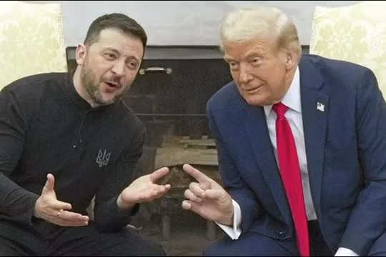 Ông Zelensky và Tổng thống Trump.
