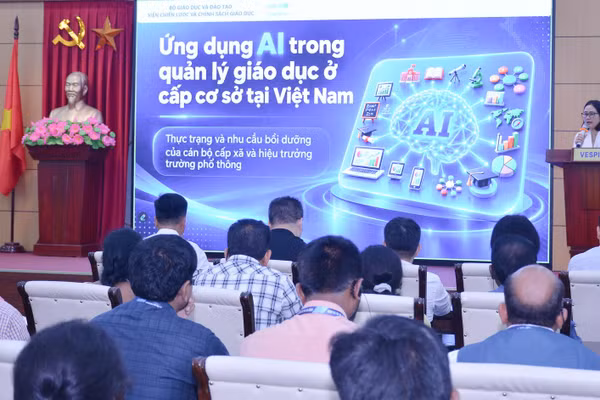 Ứng dụng AI hỗ trợ đổi mới quản lý giáo dục cấp cơ sở