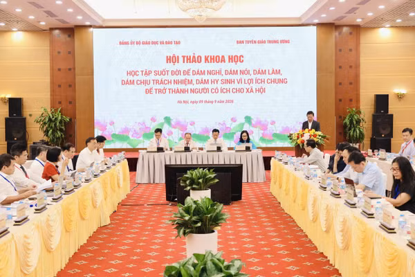 Toàn cảnh hội thảo.