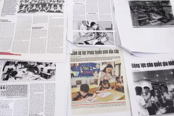 Một số tác phẩm tham gia Giải báo chí Vì sự nghiệp giáo dục Việt Nam 2026.