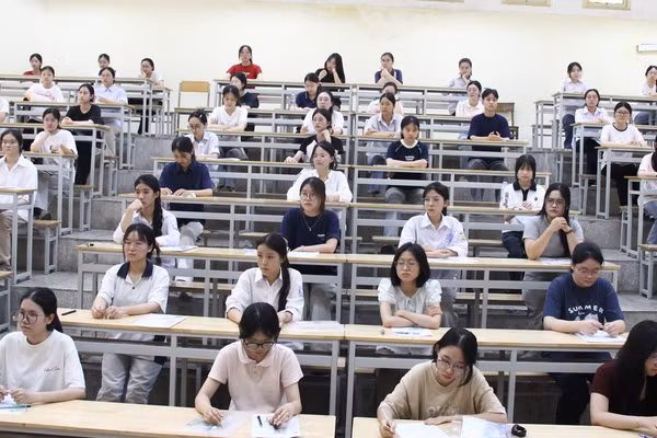Thí sinh dự Kỳ thi đánh giá năng lực năm 2026 của Trường Đại học Sư phạm Hà Nội.