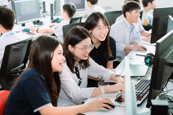 Một lớp học của BUV.
