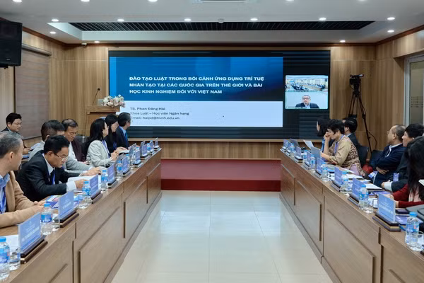 Hội thảo được tổ chức theo hình thức trực tiếp kết hợp trực tuyến.