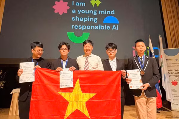 Việt Nam xuất sắc đoạt 2 Huy chương Bạc và 1 Huy chương Đồng tại Olympic Trí tuệ nhân tạo quốc tế 2026.