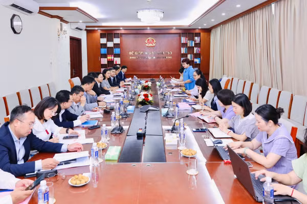 Toàn cảnh buổi tiếp.
