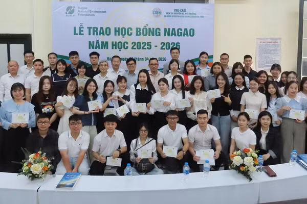 93 học viên cao học nhận học bổng Nagao về bảo tồn thiên nhiên