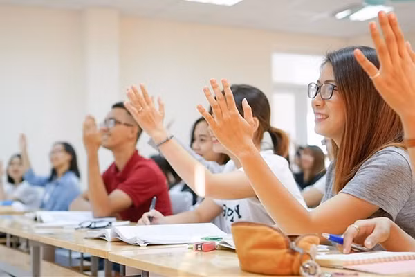 Sinh viên Học viện Ngân hàng. Ảnh minh họa/internet.