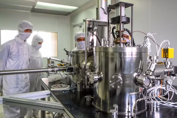 Bên trong phòng Lab của ĐH Quốc gia Hà Nội. Ảnh: VNU.