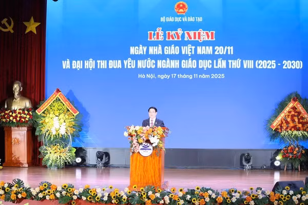 Chủ tịch nước Lương Cường phát biểu.