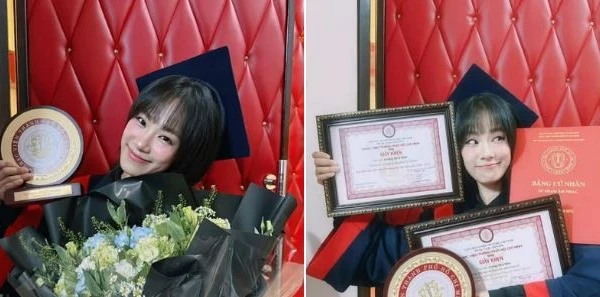 Lương Bích Hữu gây bất ngờ với diện mạo trẻ trung tại lễ tốt nghiệp dù đã U50