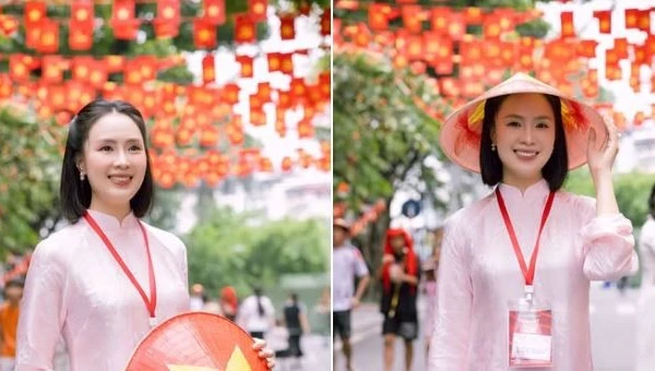 Hồng Diễm gây thương nhớ với vẻ đẹp dịu dàng nền nã, thướt tha trong tà áo dài