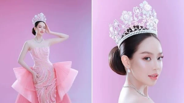 Thanh Thủy xinh đẹp như công chúa trong bộ đầm lấy cảm hứng từ văn hóa Nhật