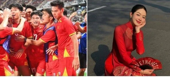 Thanh Thủy cùng dàn hoa hậu đồng loạt chúc mừng Việt Nam vô địch Sea Games 33 