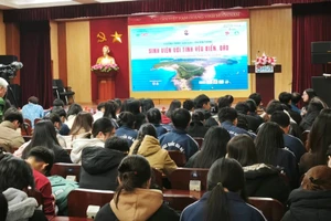 Giao lưu Sinh viên với tình yêu biển đảo, trong kỷ nguyên số.