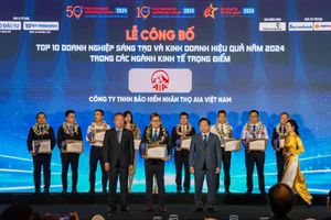 AIA Việt Nam cũng nằm trong Top 50 Doanh nghiệp Sáng tạo và Kinh doanh hiệu quả năm 2024.