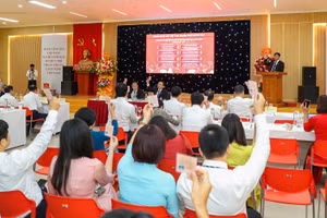 Đại hội Đảng bộ Cơ quan ĐHQGHN nhiệm kì 2025 - 2030, thành công tốt đẹp.