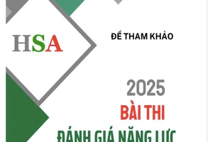 Đề thi tham khảo kỳ thi đánh giá năng lực học sinh phổ thông năm 2025 của Đại học Quốc gia Hà Nội.