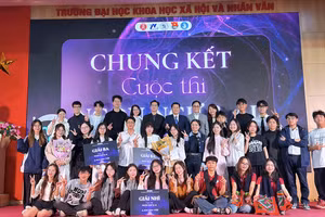 Vòng chung kết Cuộc thi “Ngôn ngữ và AI”.