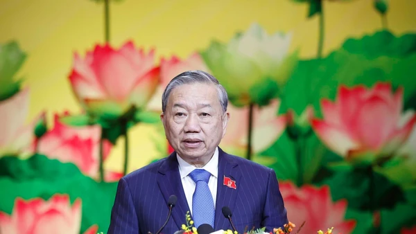 Tổng Bí thư Tô Lâm phát biểu. Ảnh: Thống Nhất/TTXVN