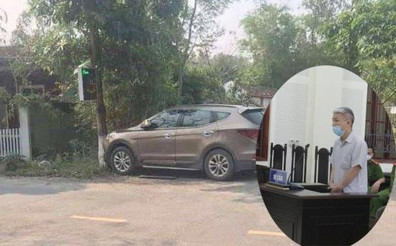 Bị cáo và hiện trường vụ án. Bị cáo và hiện trường vụ án.