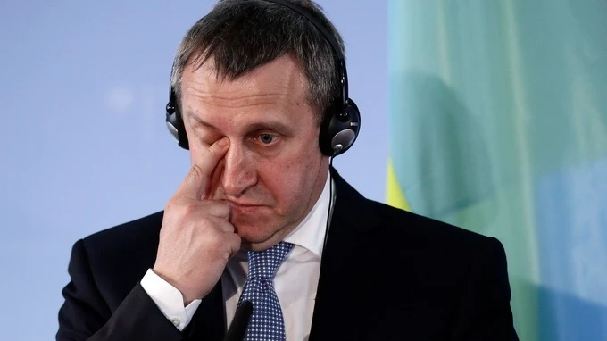 Ngoại trưởng Ukraine Andriy Deshchytsia - Ảnh: Reuters