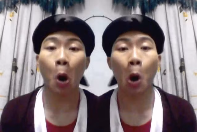 Hoài Lâm có bản sao răng đen hát nhép