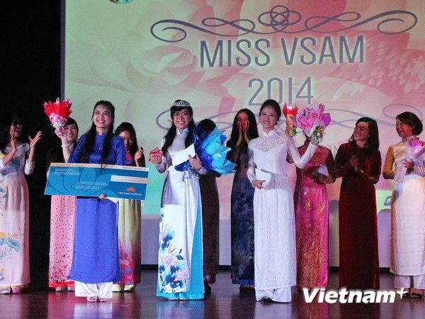 Đào Nguyễn Khánh Trang giành vương miện Miss VSAM 2014