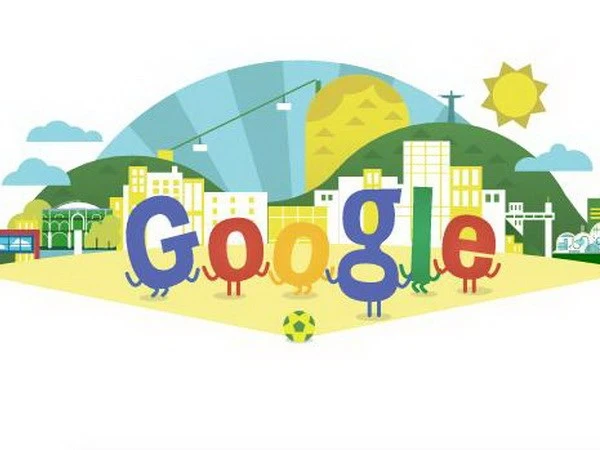 Biểu tượng của Google dịp World Cup 2014. Nguồn: Google