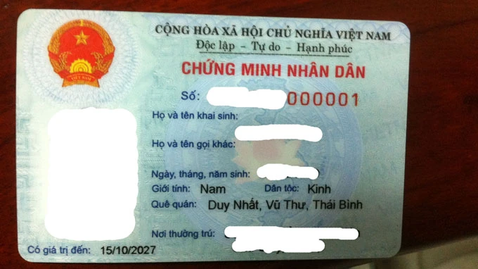 Đề nghị tạm dừng cấp chứng minh nhân dân công nghệ mới