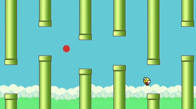 Flappy Bird xuất hiện ngay đầu sự kiện. Nguồn: Google