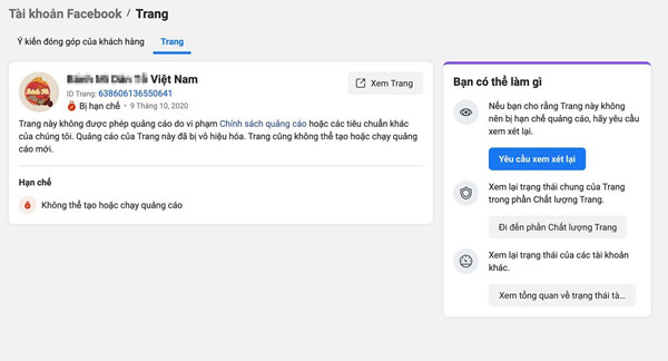 Các tài khoản quảng cáo cũng bị vô hiệu trong đợt truy quét này của Facebook khiến người dùng mất thời gian kháng nghị. Nhiều group lớn biến mất trong đợt thanh lọc của Facebook