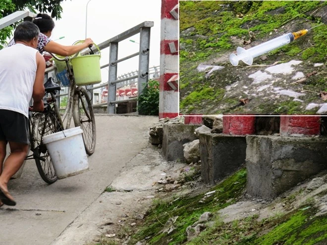 Chích ma túy, sống bầy đàn dưới gầm cầu Hải Phòng