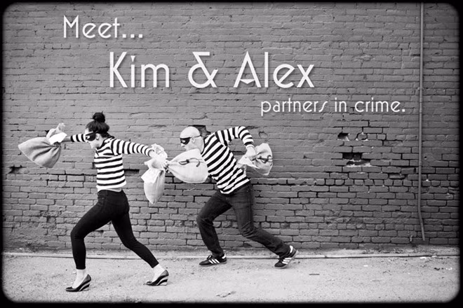 Ảnh cưới theo phong cách... tội phạm