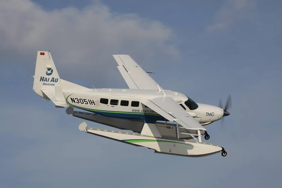 Một chiếc thủy phi cơ Cessna của Hàng không Hải Âu