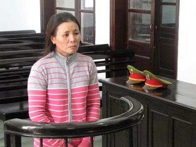 Bị cáo Lê Thị Thanh Nga 
