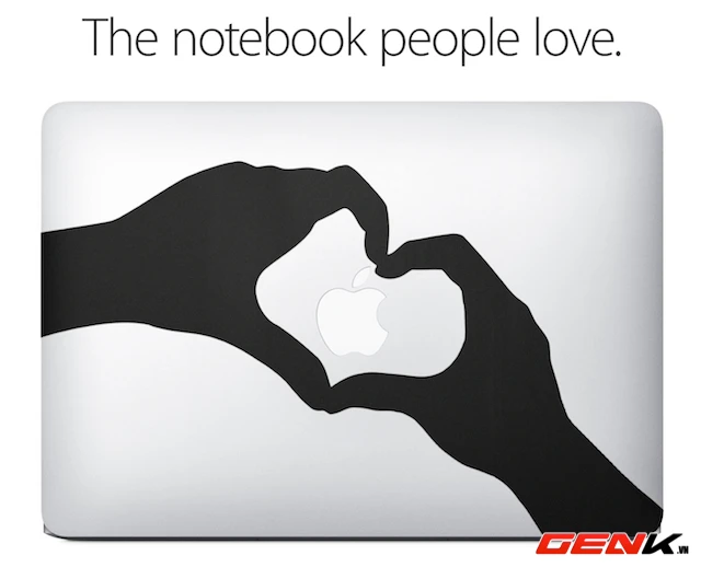 Độc đáo 30 giây sáng tạo trên mặt lưng MacBook Air