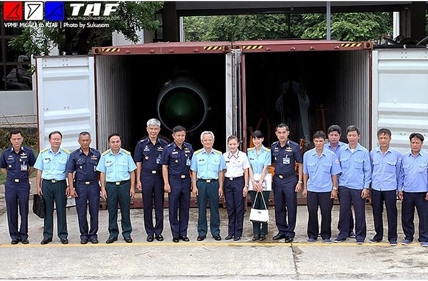 Tận mắt tiêm kích MiG-21MF Việt Nam trên đất Thái Lan