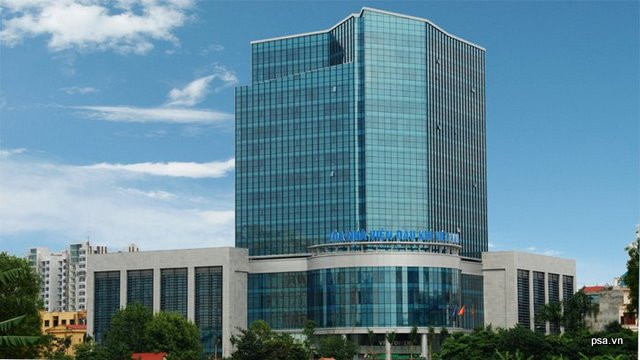 Tòa nhà Viện Dầu khí Việt Nam, nơi cảm nhận rõ những dư chấn vào trưa ngày 22/7.