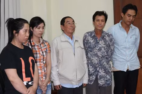 Các đối tượng trong đường dây cá độ bóng đá