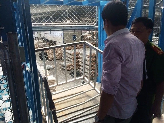 Hiện trường nơi xảy ra vụ tai nạn. Ảnh: Lao động.