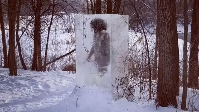 Bí ẩn khối băng chứa người cổ đại xuất hiện trong công viên Mỹ - 1