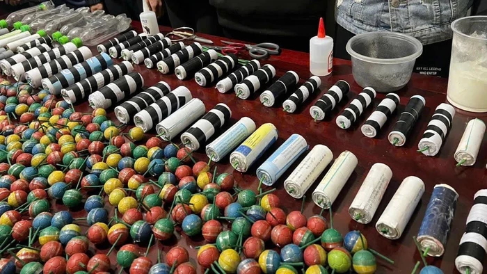 Pháo tự chế rất nguy hại, đe dọa tính mạng với nhiều hóa chất độc hại. Ảnh minh họa: INT