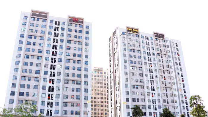 Tòa nhà ở xã hội tại phường Hải Dương, thành phố Hải Phòng được đưa vào sử dụng. Ảnh: TTXVN