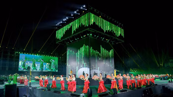 Dự kiến, chương trình khai mạc Festival lần II sẽ diễn ra vào tối 11/9 tại Hoàng thành Thăng Long. Ảnh: BTC.