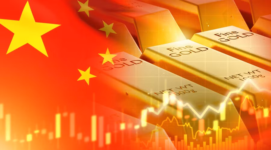 Giá vàng giảm mạnh khi Trung Quốc thanh lý kho dự trữ với khối lượng kỷ lục